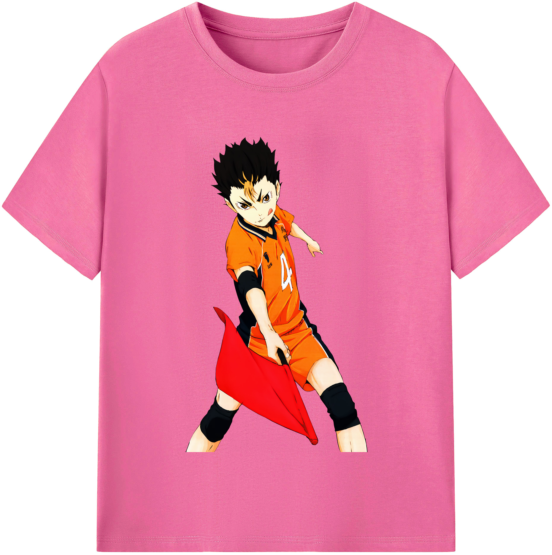 （画像用） ハイキュー!! Haikyu!! レディースカジュアルプリントTシャツ（綿100％）